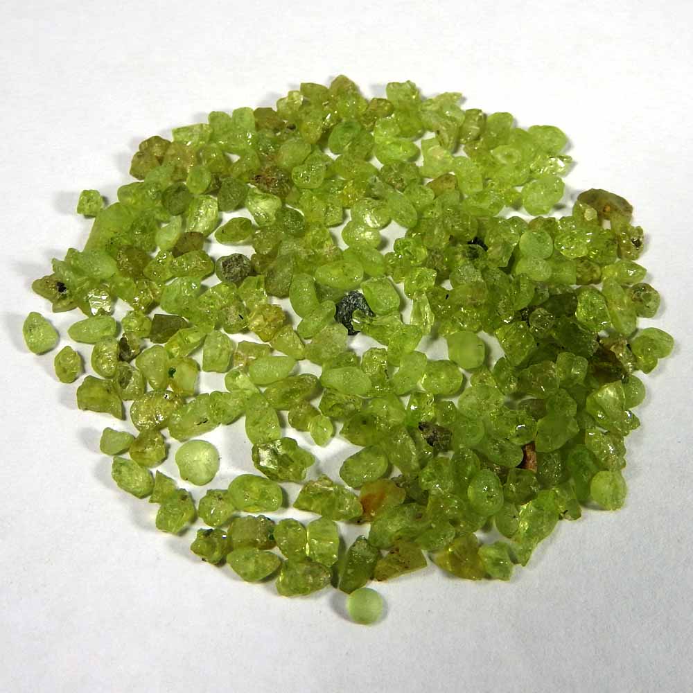 58.60Cts100%Natural Green Peridot Small Rough Lot Gemstone