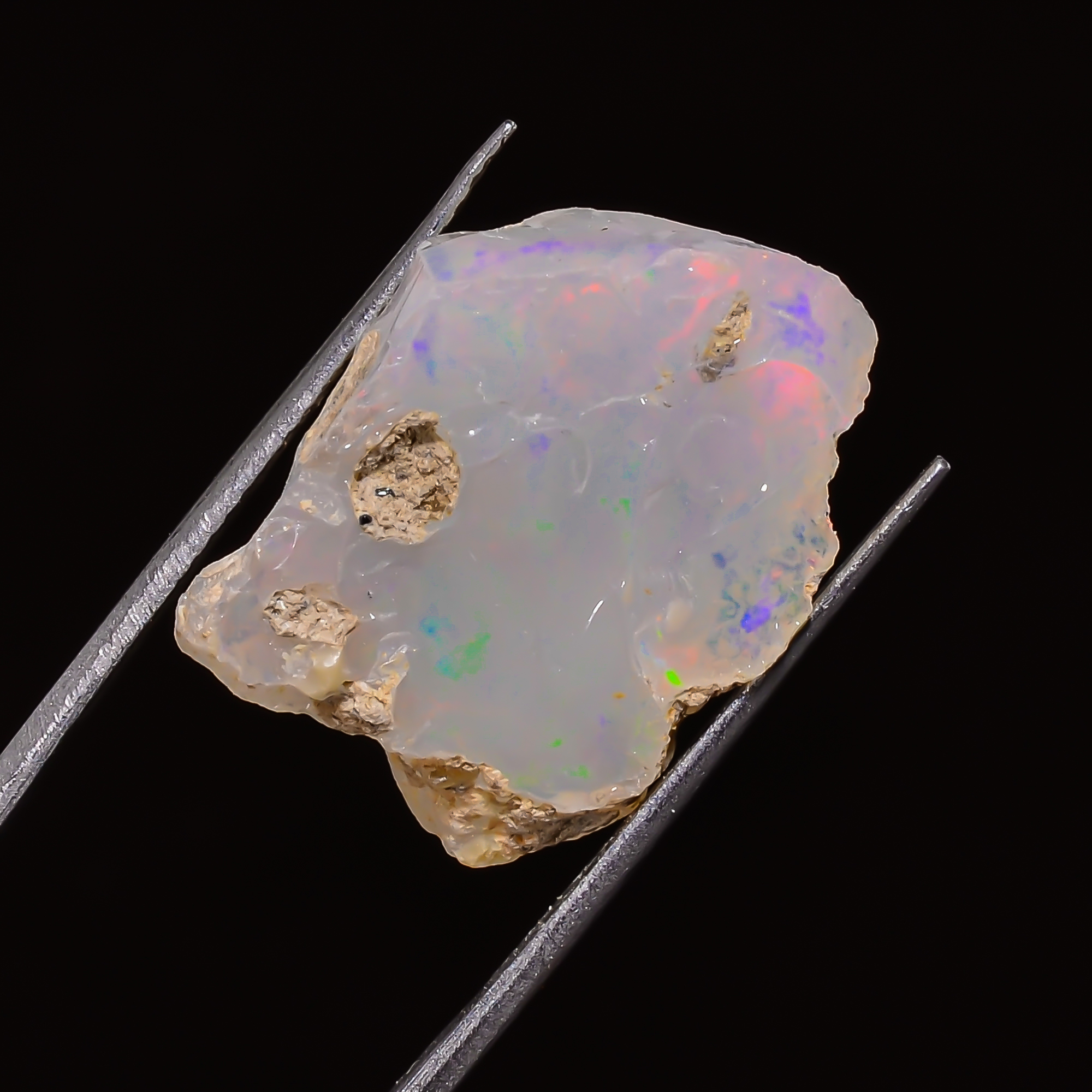(14 X 19 X 10 MM SIZE) 11.80 Carat. NATURAL ETHIOPIAN OPAL ROUGH LOOSE GEMSTONE